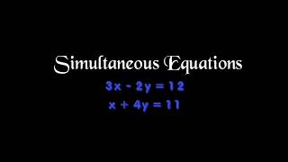 Simultaneous Equations | Linear | With Examples using 2 Methods | Part 1