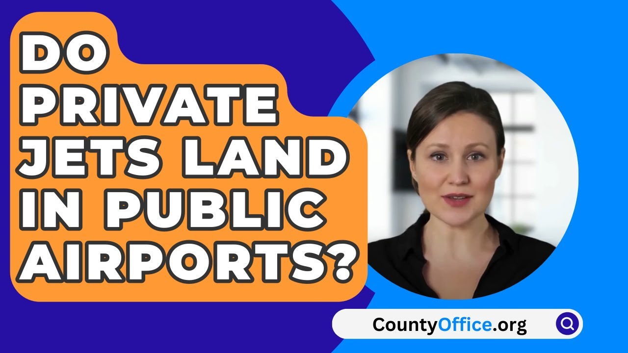 Do Private Jets Land In Public Airports? YouTube
