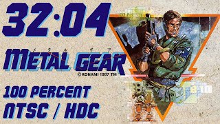 (World Record WR) Metal Gear (MSX) - 100% (PS2 NTSC) - 32:04 RTA