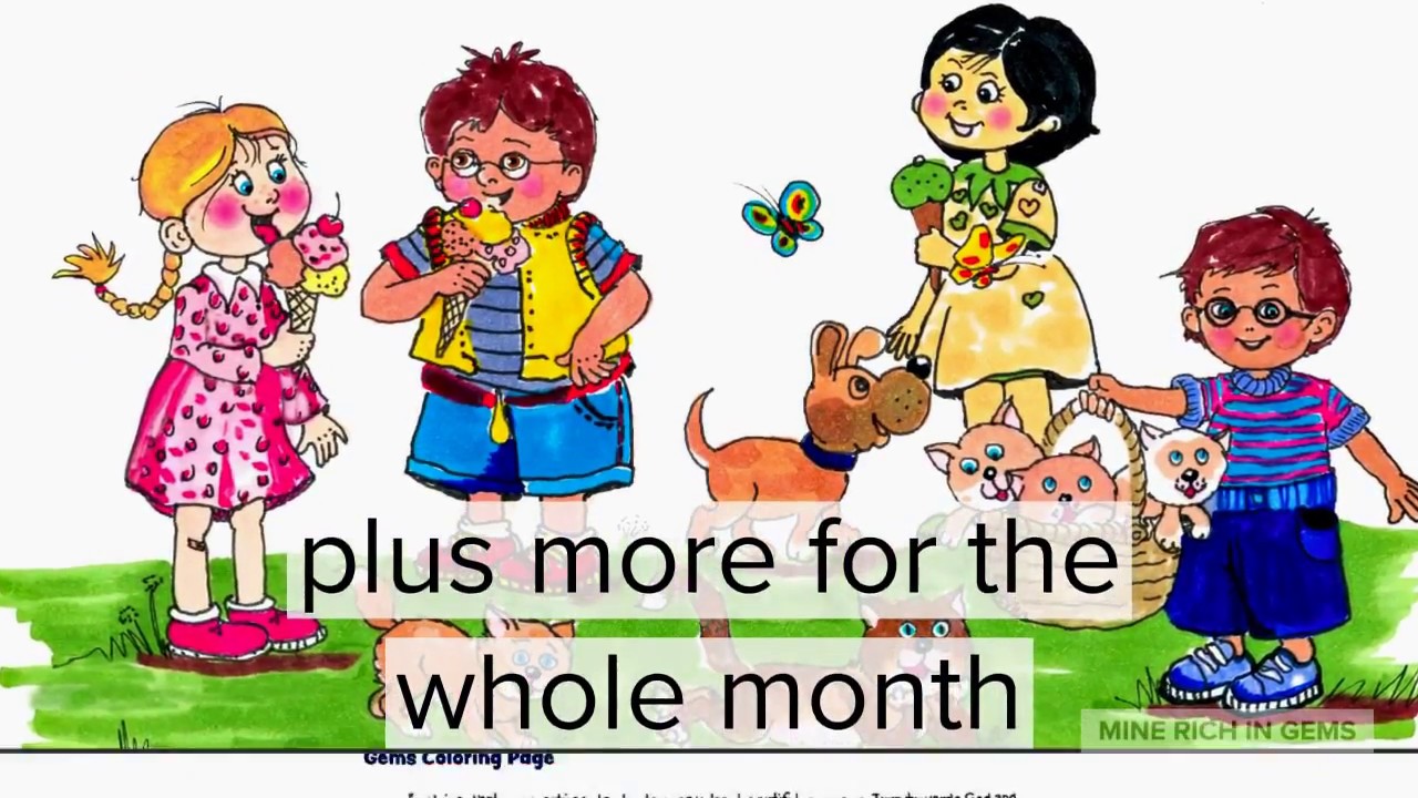 19 Day Feast Pages for Kids! Bahá'í Month of Rahmat (Mercy) - YouTube