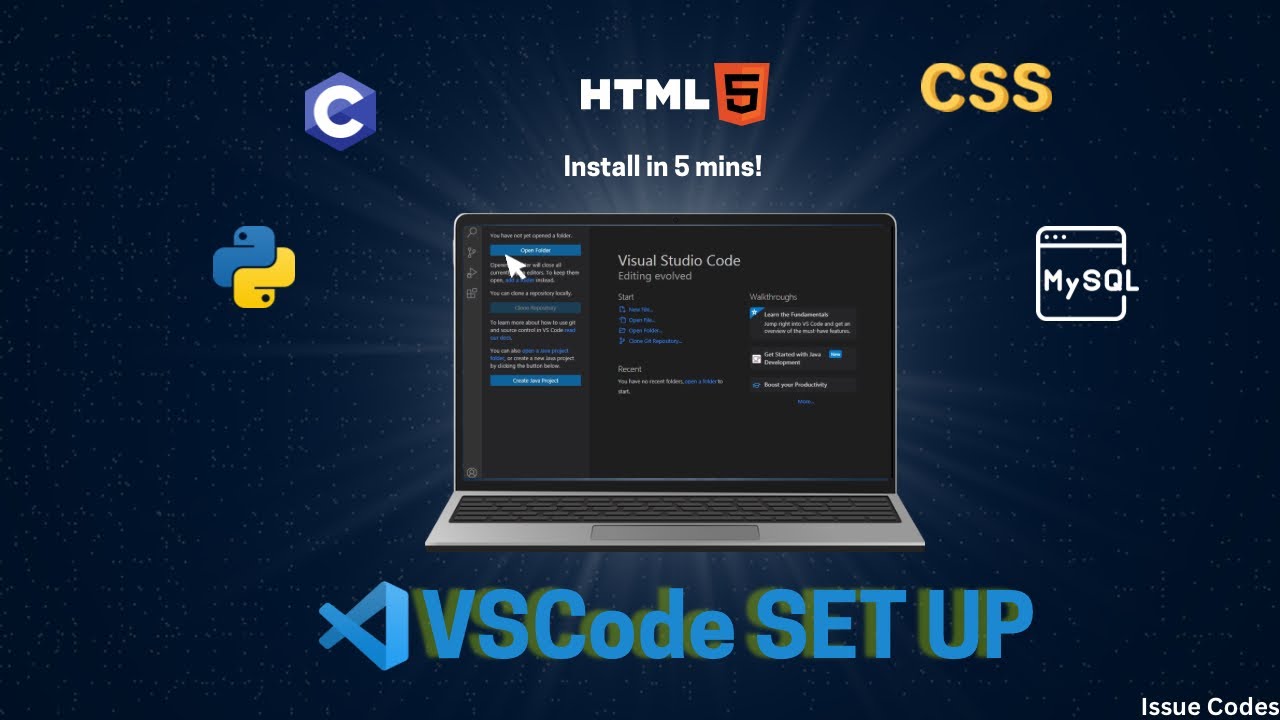 How to Install VSCode & Run Your First Program | C, C++, Python Setup ...