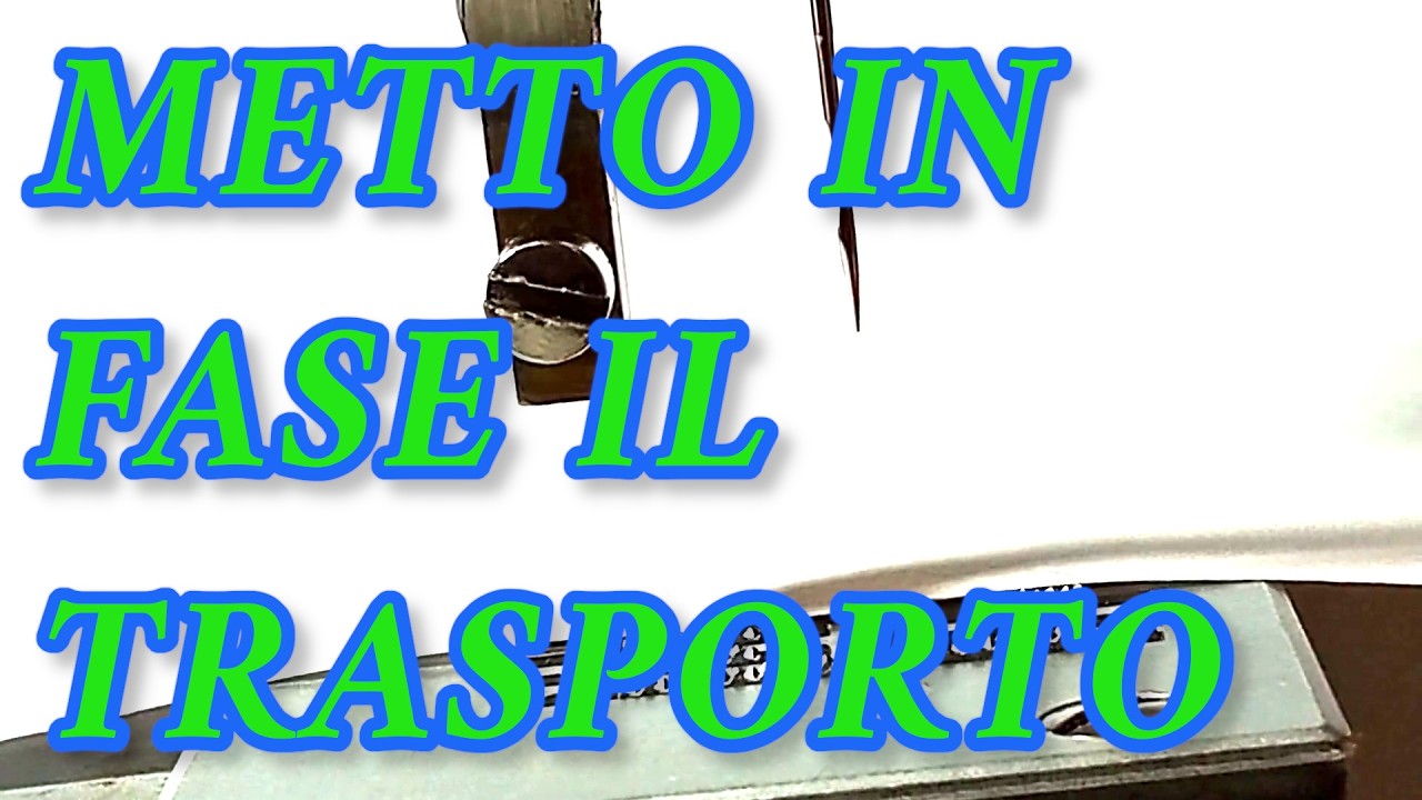 A019 - Come Regolare il Trasporto nelle Macchine per Cucire