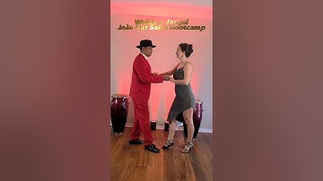 Forward & Back Salsa Basic Step | Salsa Partner Work | Salsa Dance Video | Waldo y Jacqui