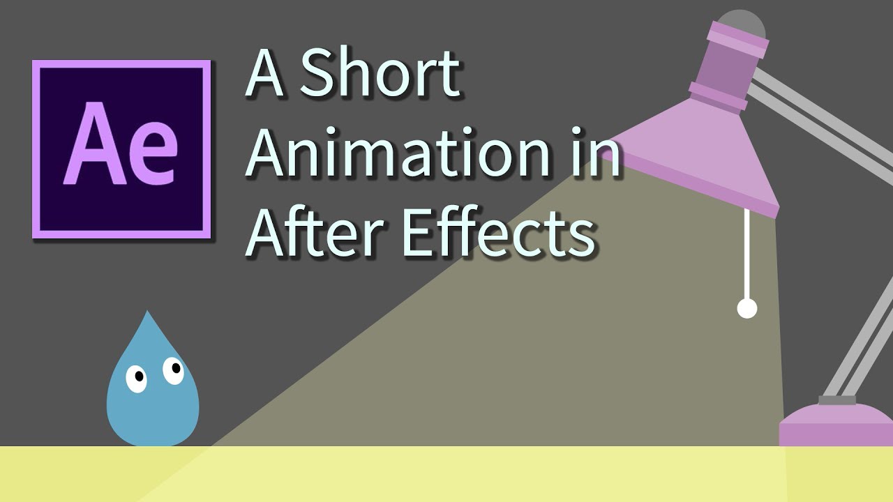 A Water Drop | Short Motion Graphics Animation in After Effects - YouTube