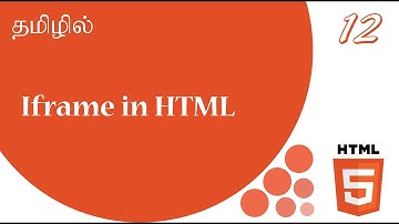 Iframe in HTML | Tutorial in Tamil | Tamil Programmer