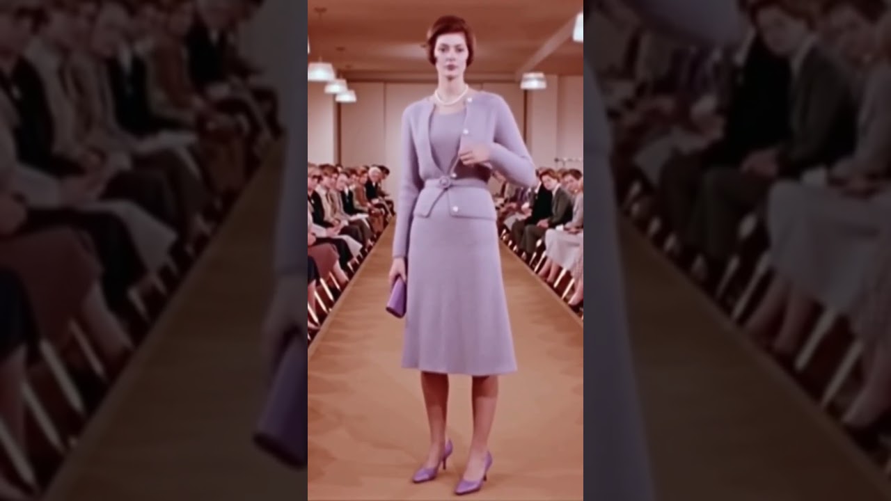 1967 Department Store Fashion Show | Women’s Styles of the 1967, Vintage Runway Made, New Dresses