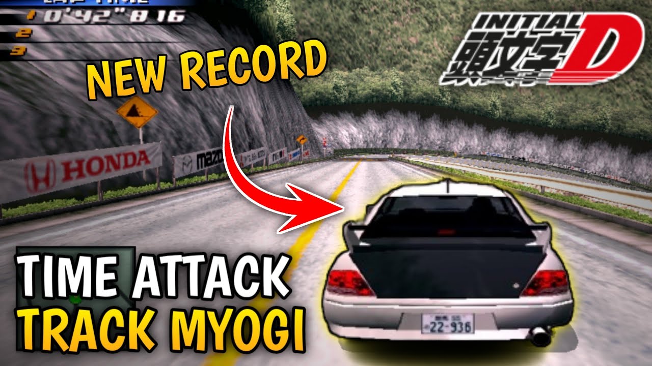 INITIAL D STREET STAGE TIME ATTACK MYOGI - EMULATOR PPSSPP