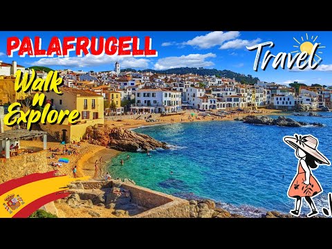 Calella de Palafrugell Spain 🇪🇸 Beautiful White Villages 🌷 Most Beautiful Beaches 🏖 Costa Brava 4K