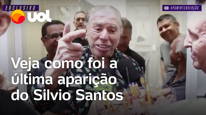 Silvio Santos morre aos 93 anos; reveja a última aparição pública do apresentador