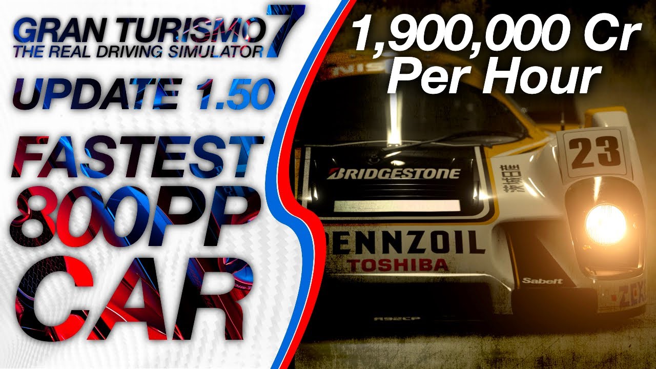 Best 800pp Car Update 1.50 - Gran Turismo 7 - Sardegna & Spa Tune (GT7 1.49 Fastest Money Grind)