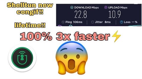 NEW SHELLTUN LIFETIME CONFIG! 100% 3x FASTER!