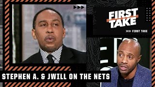 Stephen A. & JWill GET HEATED debating how much the Nets should value home court | First Take