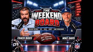 The Weekend Board Ep. 1 | NFL Week 2, College Football Picks + Best Bets