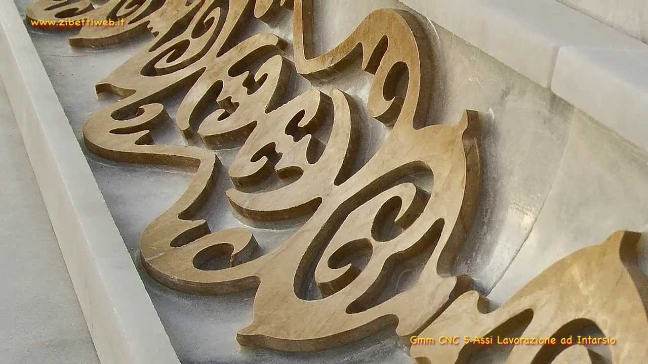 Fresa a ponte CNC - Gmm LITOX CNC - Intarsio a 5 Assi