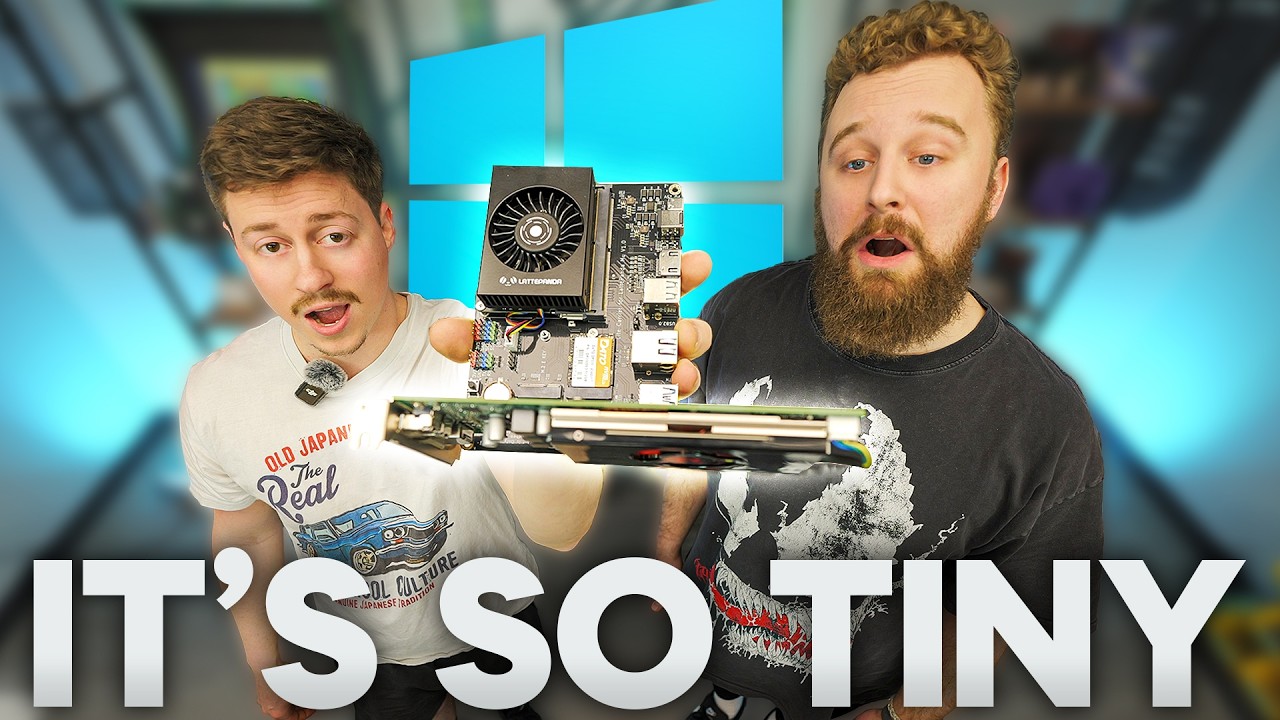 We Built A Tiny Gaming PC! - YouTube