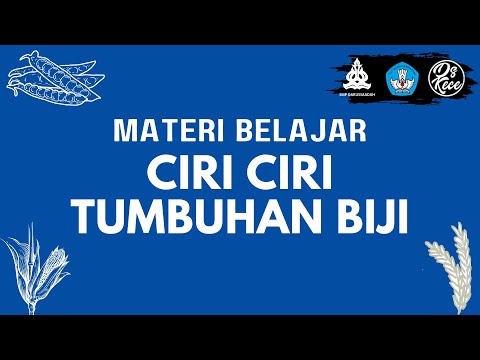 CIRI CIRI TUMBUHAN BIJI