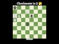How To Checkmate In 2 Moves 2️⃣9️⃣1️⃣#chess #rook #puzzle #chessgame #checkmate
