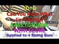 Can You Hear What I&#39;m Saying - Bass Tutorial - Applied to 4 String Bass (Feat. Yamaha BB2024X)