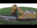 DeWind One Pass Trenching   MT2000 Trencher Installing Soil Bentonite Cutoff Wall