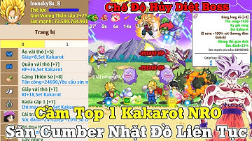 Ngọc Rồng Online - Cầm Ironsky8s Top 1 Kakarot Hủy Diệt Cumber...Khi Boss Sinh Ra Đã Dành Cho Bạn