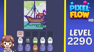 Pixel Flow Level 2290 Solution Walkthrough