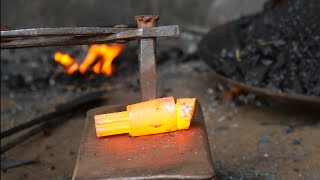 spoon made blacksmith | forging a mostly spoon