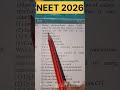 NCERT based NEET 2026 most important questions #neetgyanpath #neet #neetaspirants #aiims