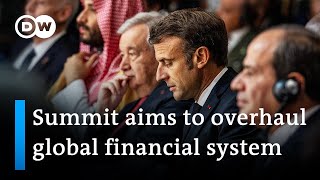 World leaders meet in Paris for global finance summit | DW News