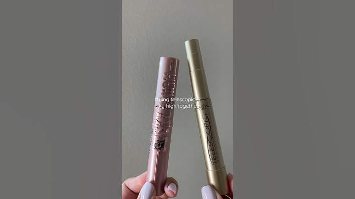 Trying L’oreal Telescopic & Maybelline Sky High Mascara Together #mascara #makeup
