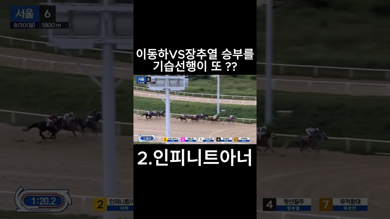 이동하vs장추열 승부를  또 기습선행 ~  #경마  #경마예상  #경마방송  #경마예상방송  #서울경마  #금요경마  #토요경마  #일요경마 #경마장