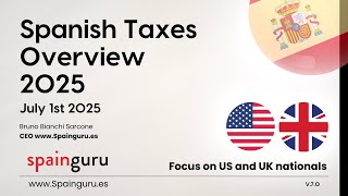 Spanish Taxes Explained in 2025! (Webinar - 1 July 2025)