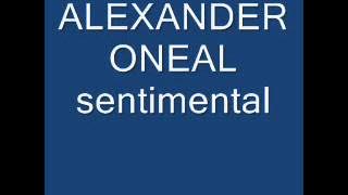 alexander oneal sentimental