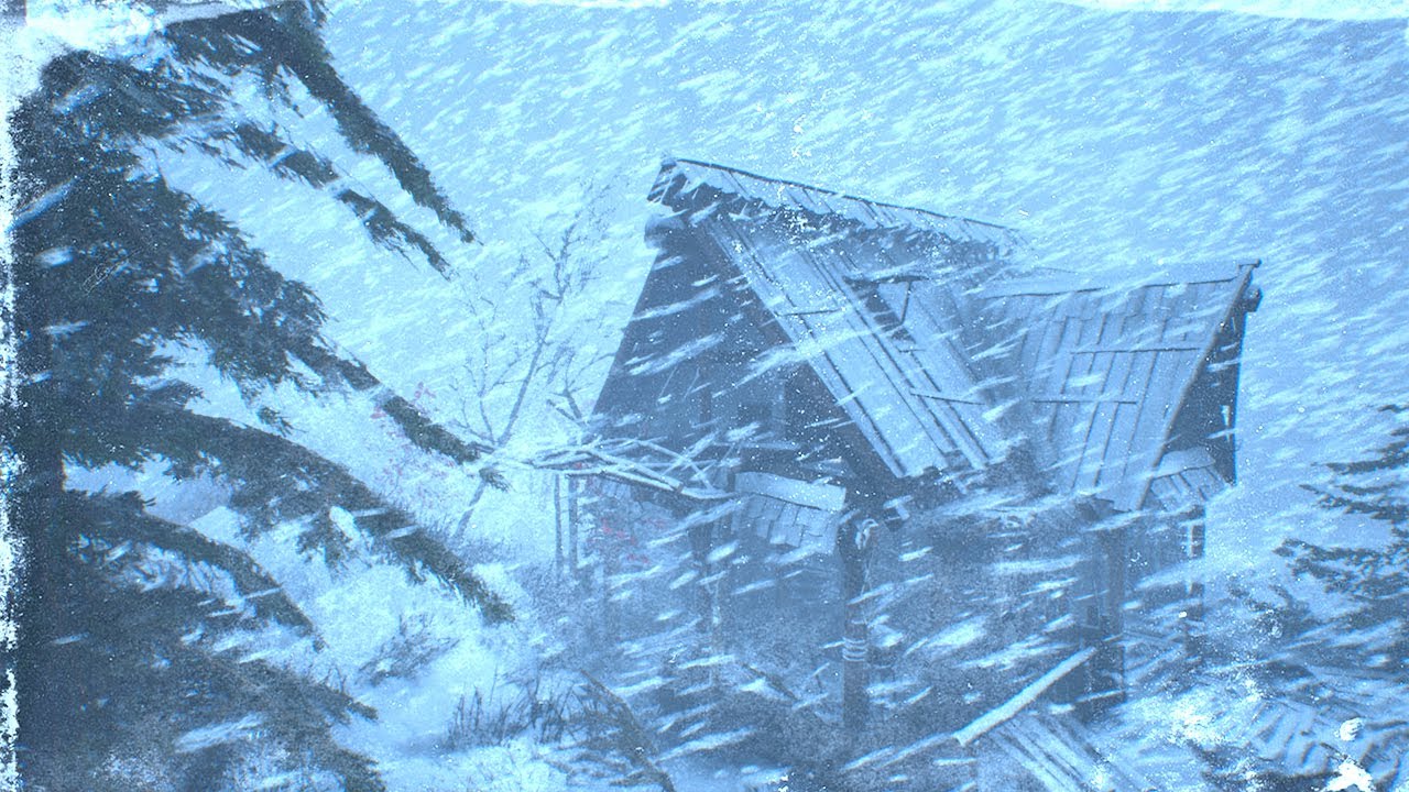 Intense Snowstorm Ambience | Howling Winds and Blizzard Sounds for Deep ...