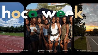 HOMECOMING WEEK @ UNC CHARLOTTE | life as a student athlete, practice, class & gameday tailgate