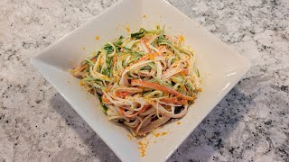 Japanese crab salad recipe by Bonny's Life Vlogs 105 views 2 years ago 11 minutes, 49 seconds