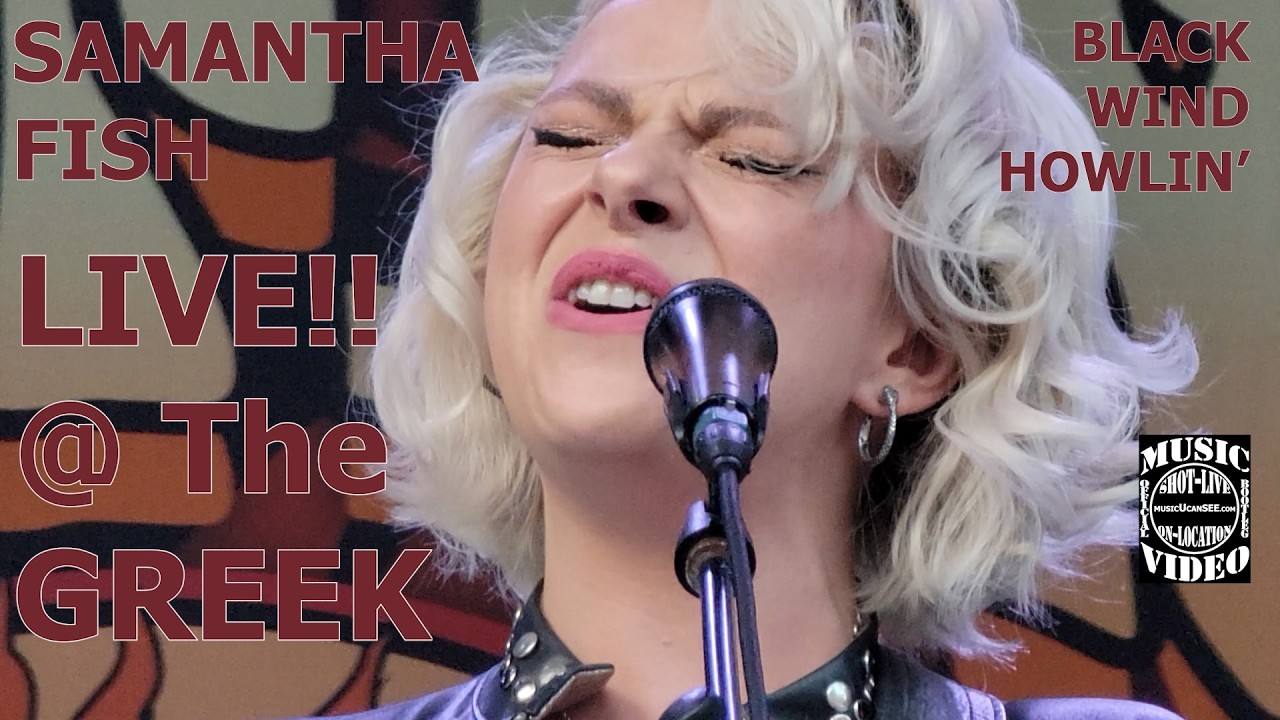 Samantha Fish Black Wind Howlin' LIVE!!! FRONT ROW @ the Greek Theater, Los Angeles musicUcansee.com