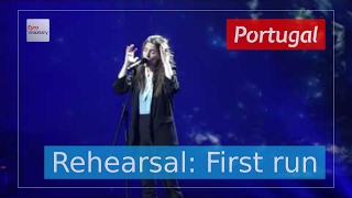 Salvador Sobral (Luísa Sobral) - Amar Pelos Dois - Portugal - Full Rehearsal - Eurovision 2017 (4K)