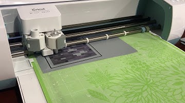 Cricut Explore Air cutting a Minecraft texture for the Arduino powered Minecraft ore cube.