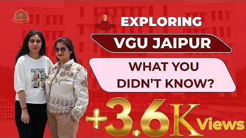 What’s Inside VGU Jaipur? | Campus Tour Part 1 ⁨@VGUVITCampusJaipur⁩  #university #studentlife #vgu