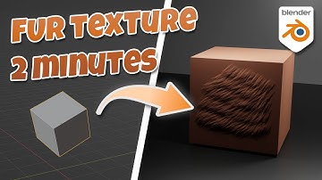 Blender 3D Easy Fur in 2 Minutes | Tutorial