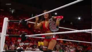 Wwe Raw 43012 - Layla C Vs The Bella Twins Divas Championship