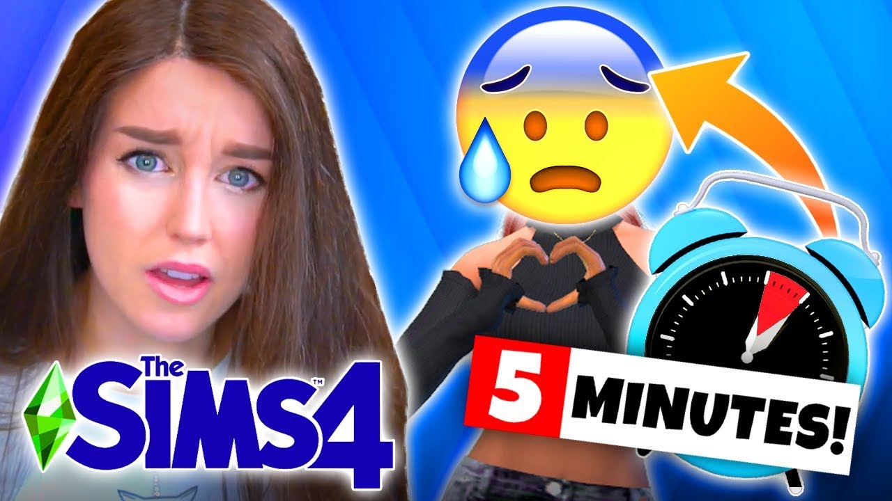 I tried making a Sim in 5 MINUTES... ⏰ (Impossible!) I tried making a Sim in 5 MINUTES... ⏰ (Impossible!)