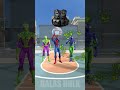 Which team will win? | Spiderman Police Team VS Joker Bad Guy Team and Spiderman Traitor #short #gta