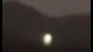 UFO Descends over Southern California Highway