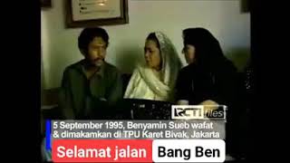 saat pemakaman BENYAMIM SUEB 5 september 1995 di tpu karet bivak