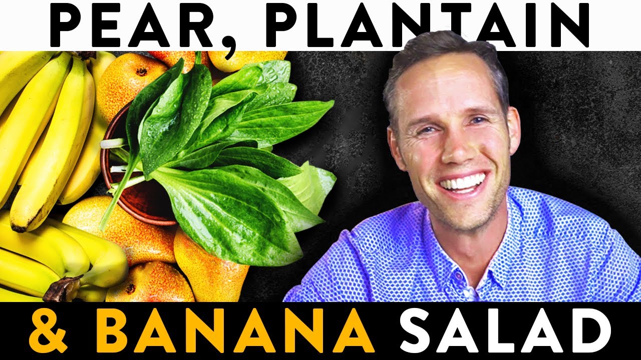 How to Make Pear, Plantain and Banana Salad Mastering Diabetes YouTube