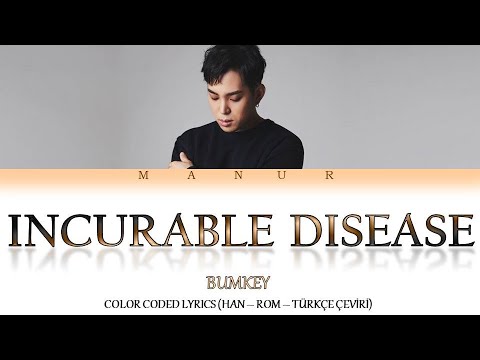 BUMKEY (범키) - Incurable Disease (난치병) [Han- Rom- TÜRKÇE ÇEVİRİ] Color Coded Lyrics