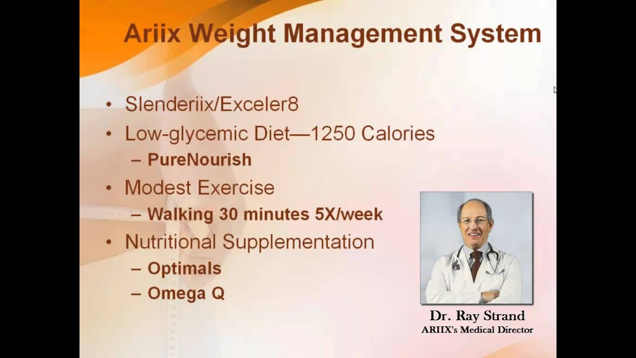 Dr. Ray Strand Talks About the ARIIX Weight Loss Program