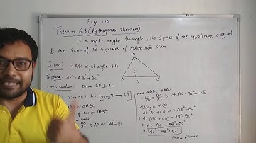 Theorem 6.8 Pythagoras Theorem|Triangles|Chapter 6|Class10|Maths