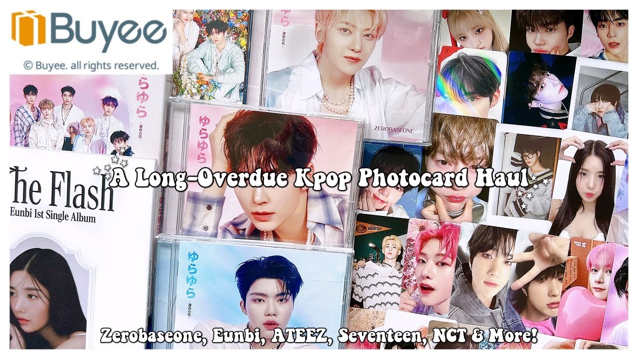 A Long-Overdue Kpop Haul ✰ Ft. Buyee! Zerobaseone, Eunbi, ATEEZ, Seventeen, NCT & More!